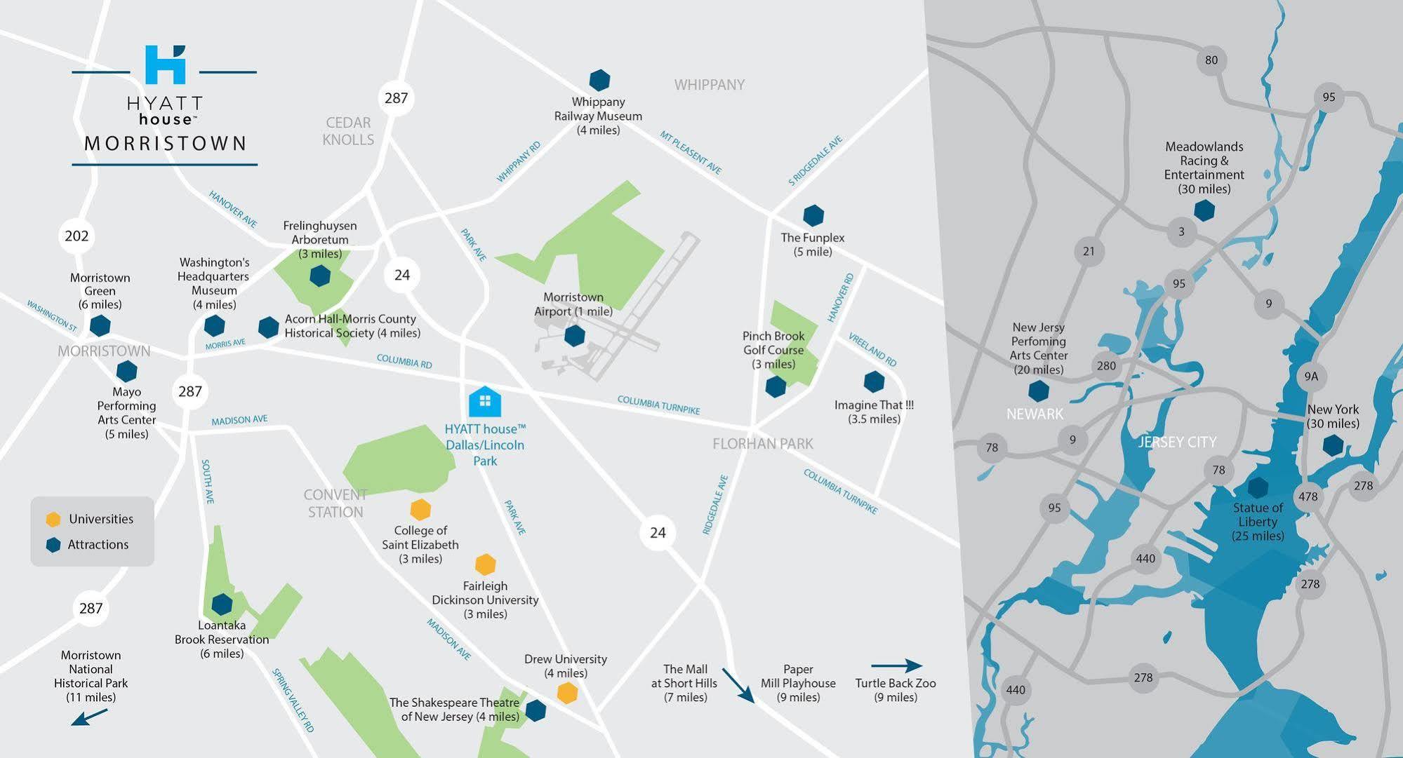 Hotel Hyatt House Morristown Zewnętrze zdjęcie